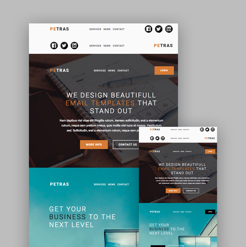 Petras Mailchimp template