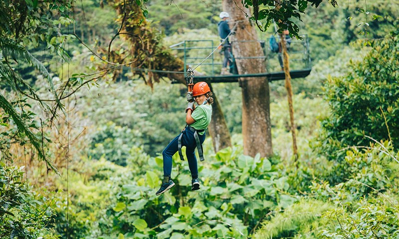 Canopy en Monteverde Costa Rica