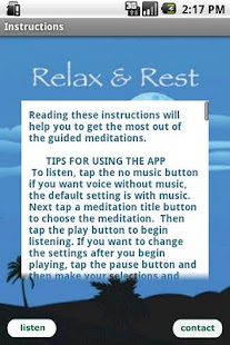 Download Relax and Rest Meditations apk
