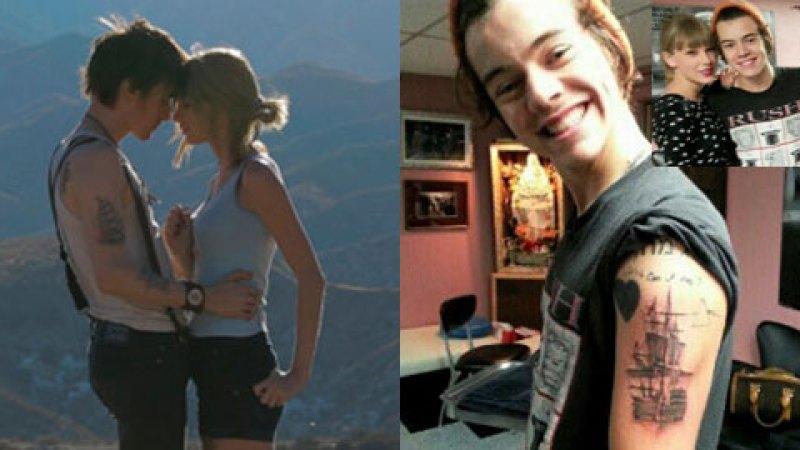 Harry Styles Gets Ship Tattoo From 'I Knew You Were Trouble' Music Video - J-14