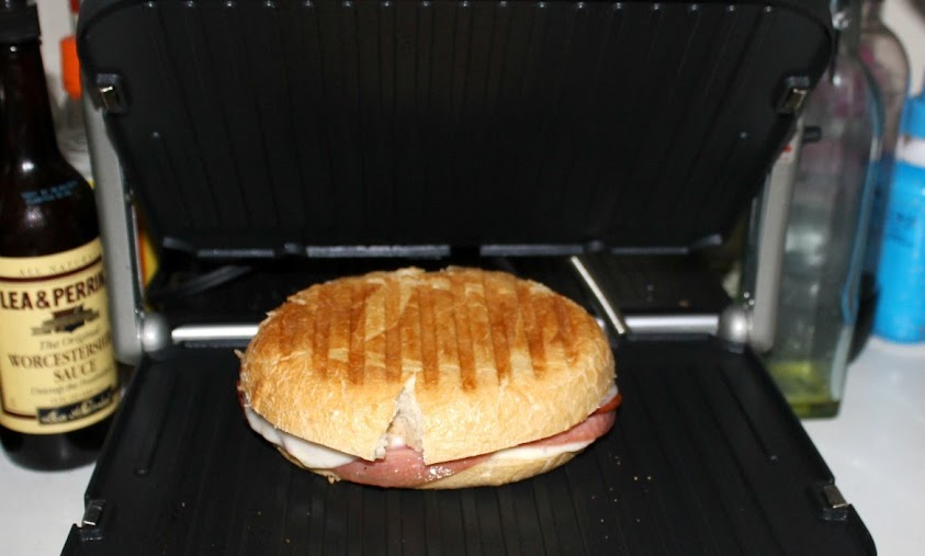 Hot Italian Panini recipe is easy to make with a panini press or grill plates #PepItUp