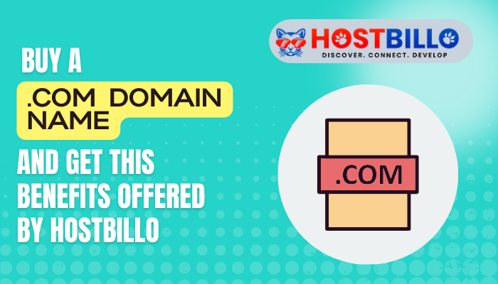 Buy a .com Domain Name from Hostbillo