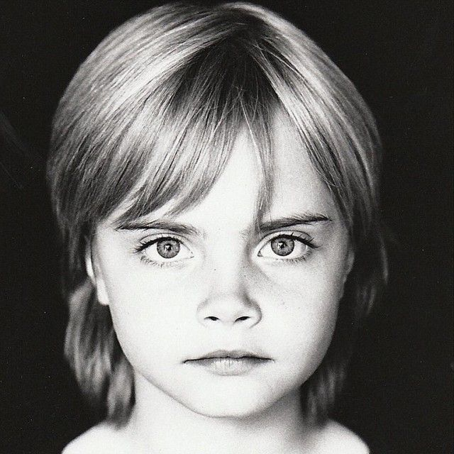 Cara Delevingne when she was a child - cara delevingne net worth