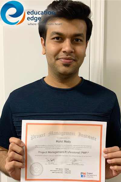 Mohit Mody - PMP Certified