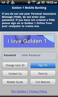 Download Golden 1 Mobile apk