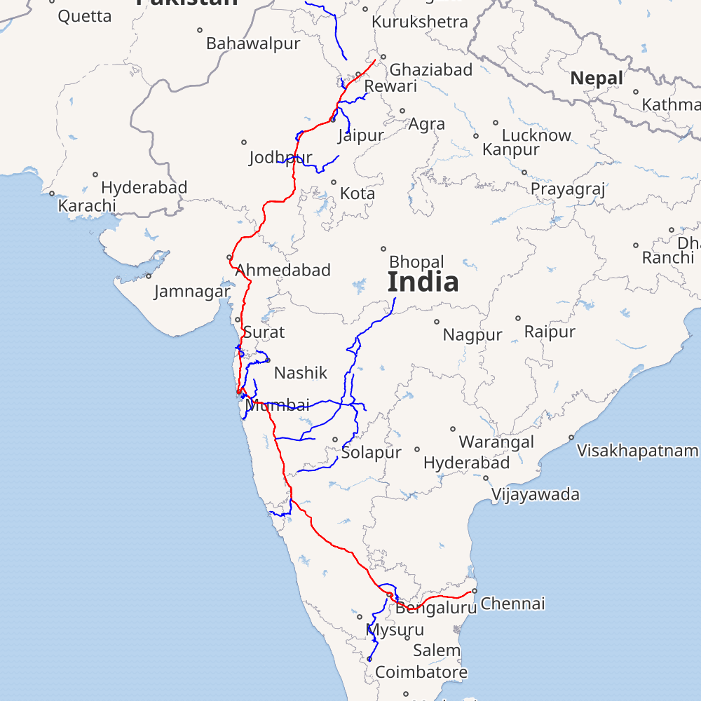national highway 48 map