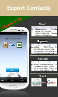 Download Contacts<->Excel apk