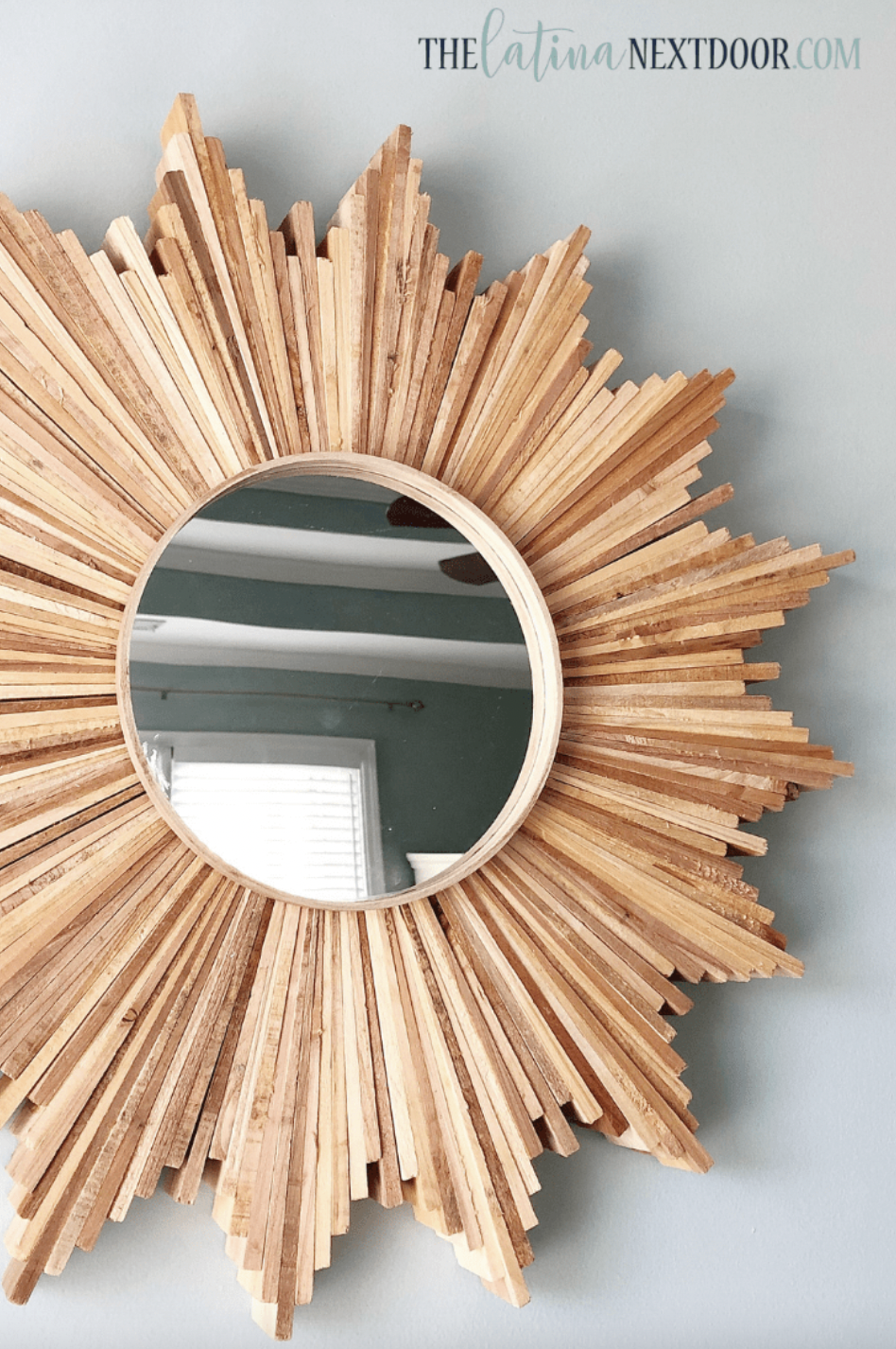 6. Rustic Sunburst Mirror DIY
