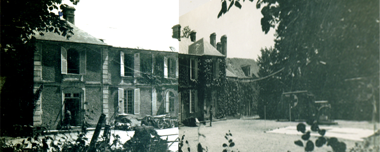 Assemblage_de_2_photos_du_Chateau_de_Guernon-Ranville_prises_en_1944.jpg