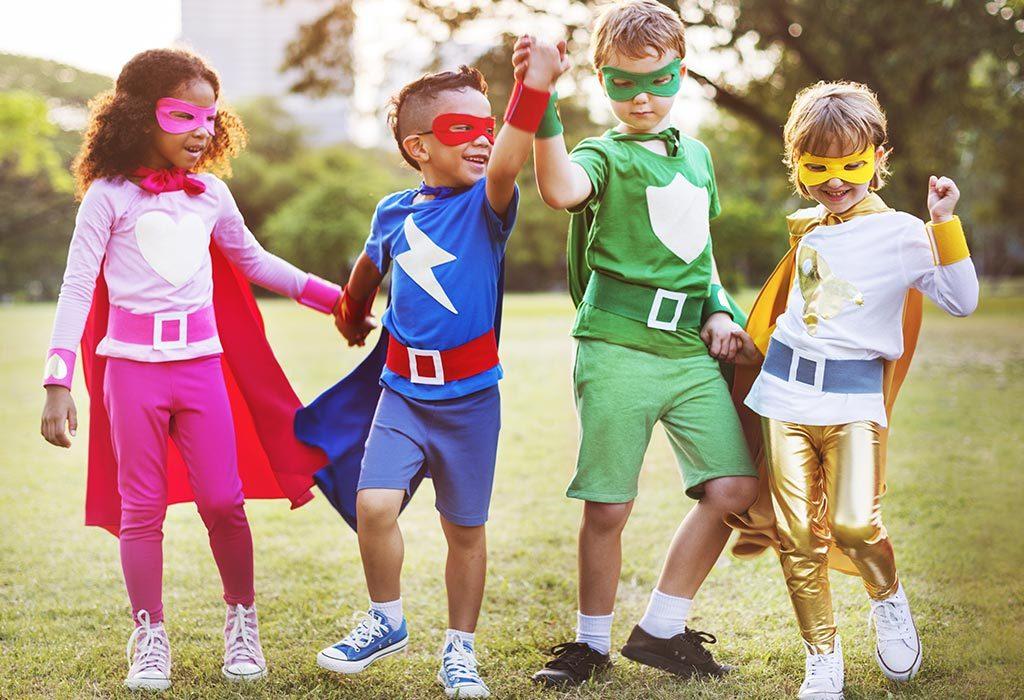 How can you encourage girls playing dress-up?