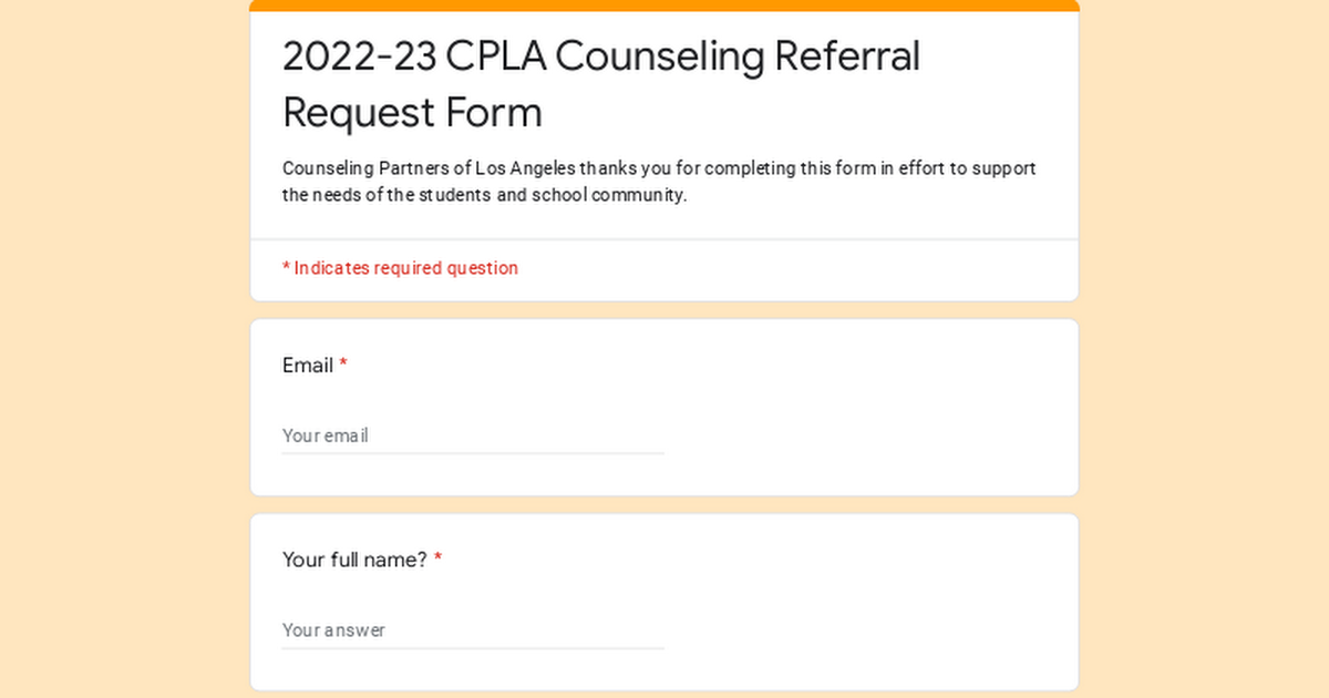 2022-23 CPLA Counseling Referral Request Form