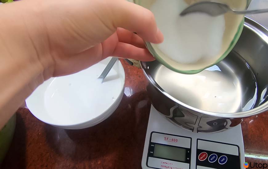 Bước 3: Nấu rau câu