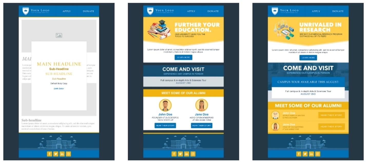 6 Of The Best Educational Email Templates For Higher Ed Marketers