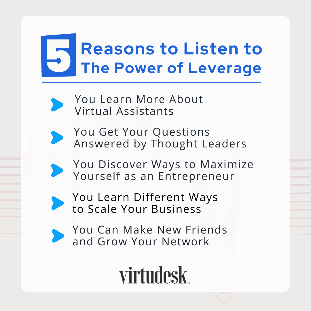 5 Reasons to Listen to The Power of Leverage  podcast