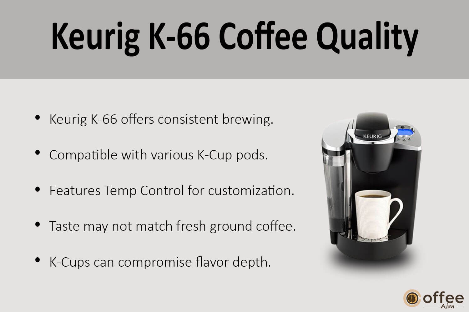 In this image,we explain the coffee quality.