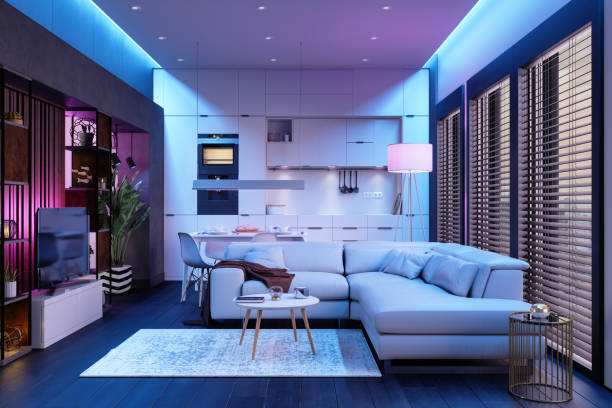 Smart Home Technology In 4-Floor House Design