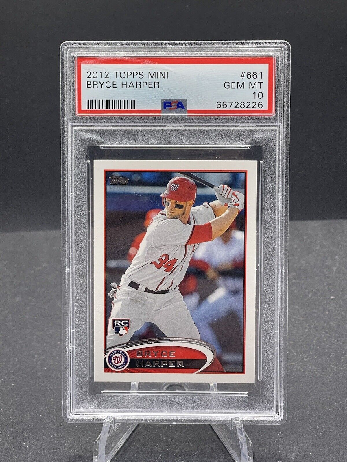 most valuable Bryce Harper Rookie Cards: 2012 Topps Mini #661