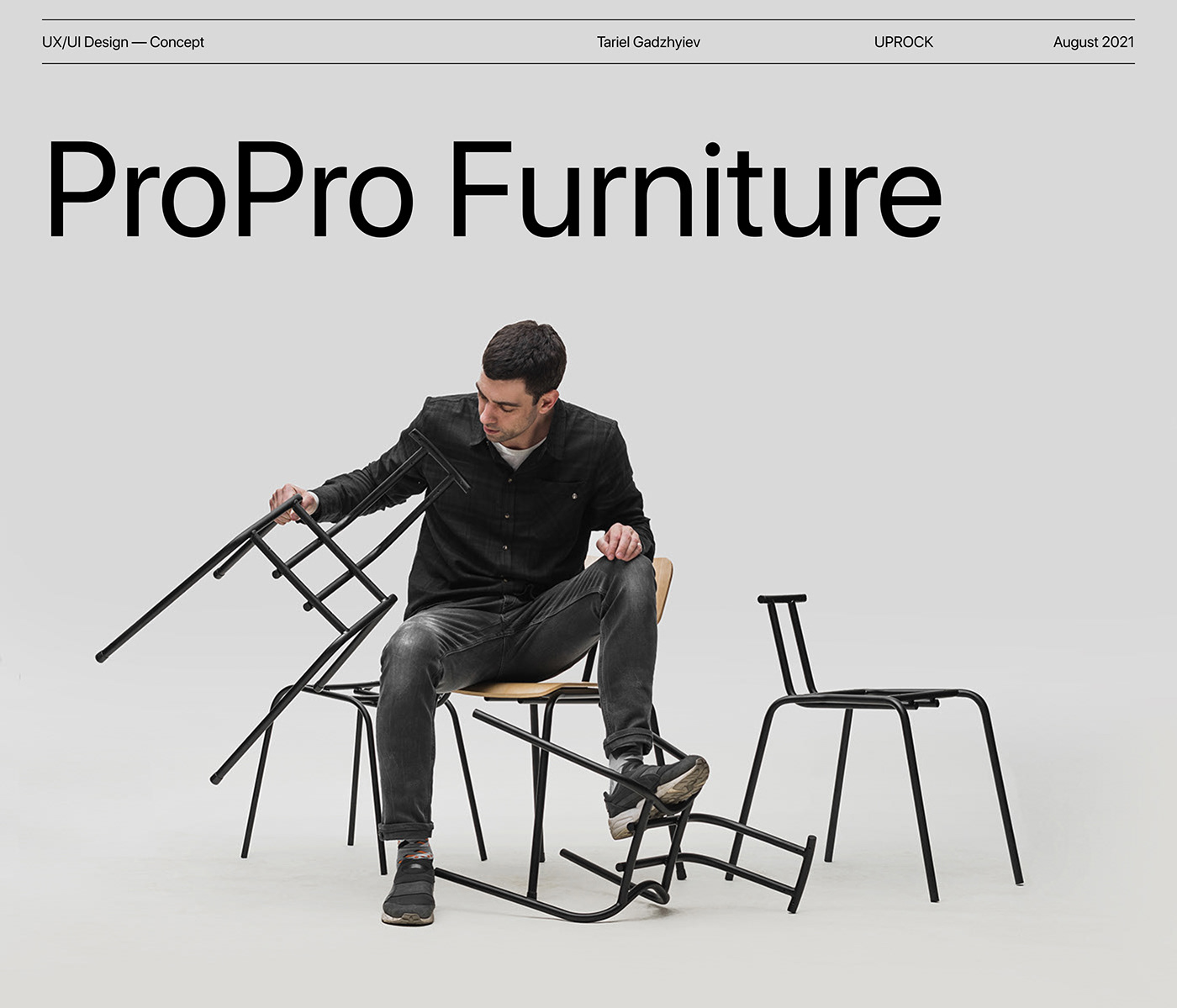furniture propro UI ux Webdesign Ecommerce typography   Website online shop