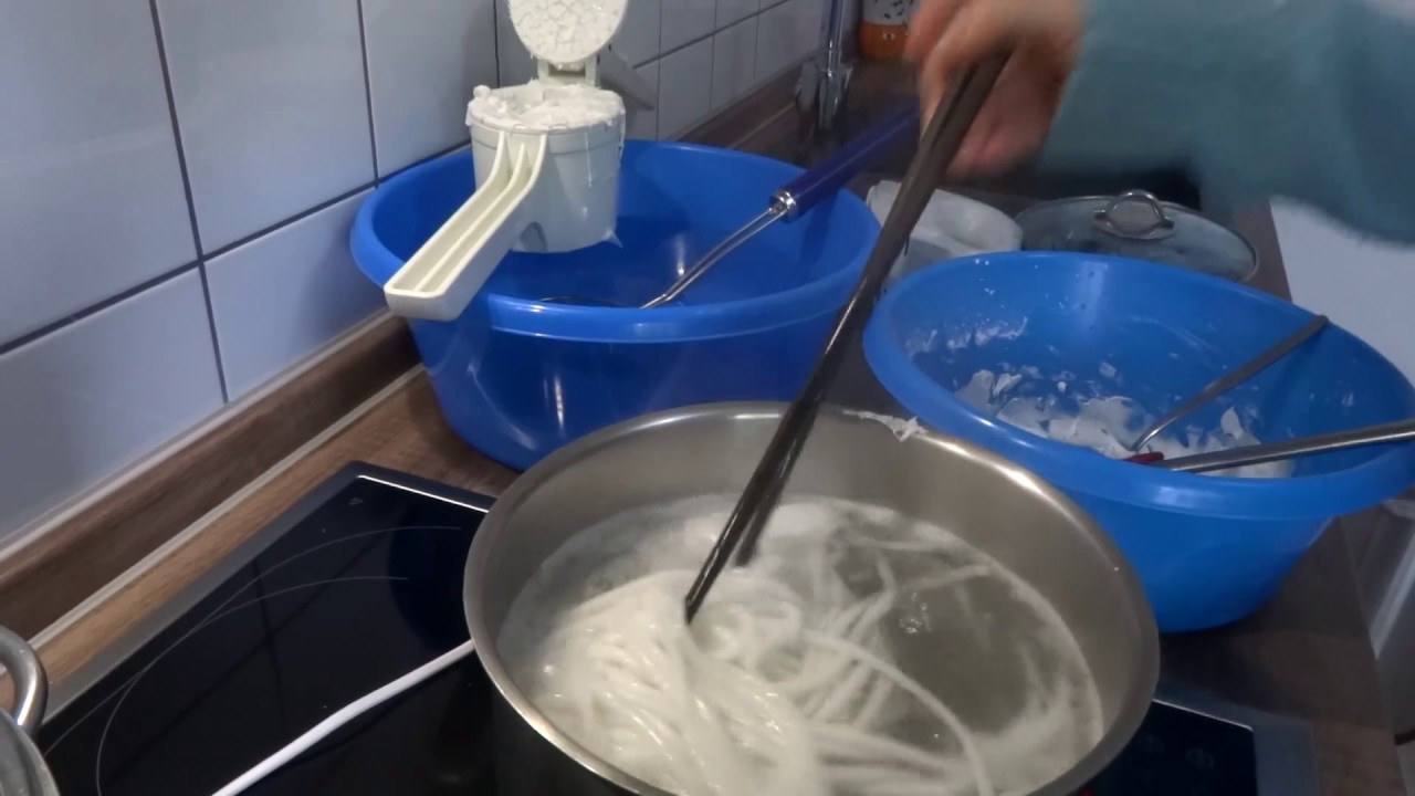 cách làm sợi bánh canh bột lọc