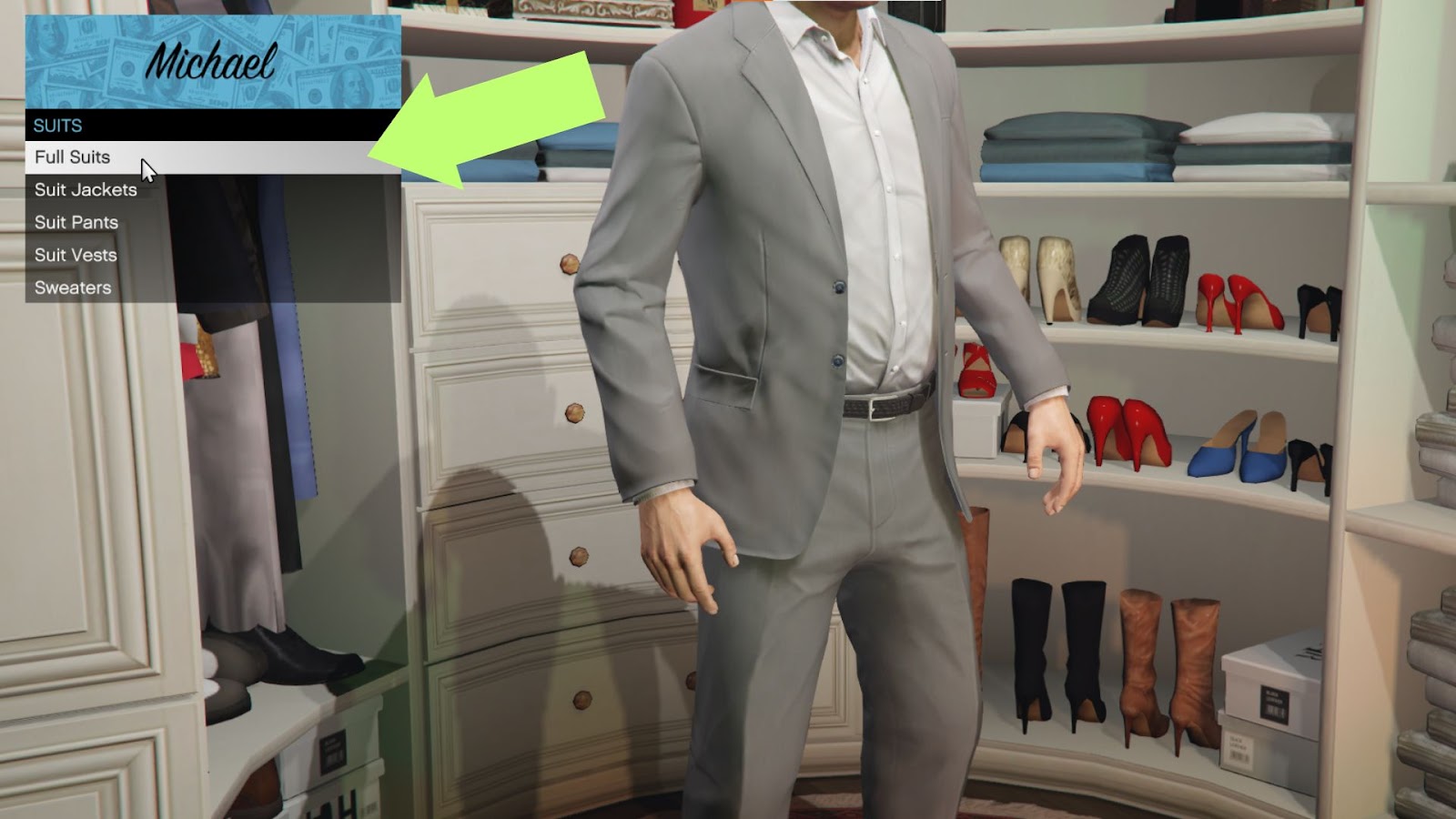 You need to change into a full suit to count as a Smart Outfit in GTA V. 
