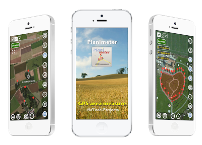 "Planimeter - GPS Area Measure" on iOS