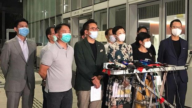 民主派會議召集人陳淑莊指，這是由中央度身訂造，漠視市民仍對23條立法存擔心，沒有汲取「逃犯條例」的教訓。（張展豪 攝）