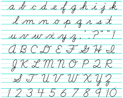 how to write a capital d in cursive