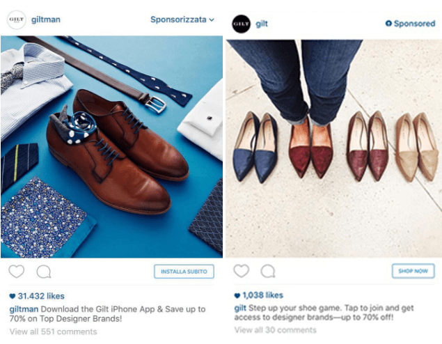 perfis no instagram de vendas de roupas e calçados