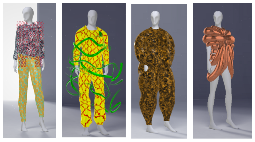 Изображения некоторых странных моделей одежды, сделанные ИИ