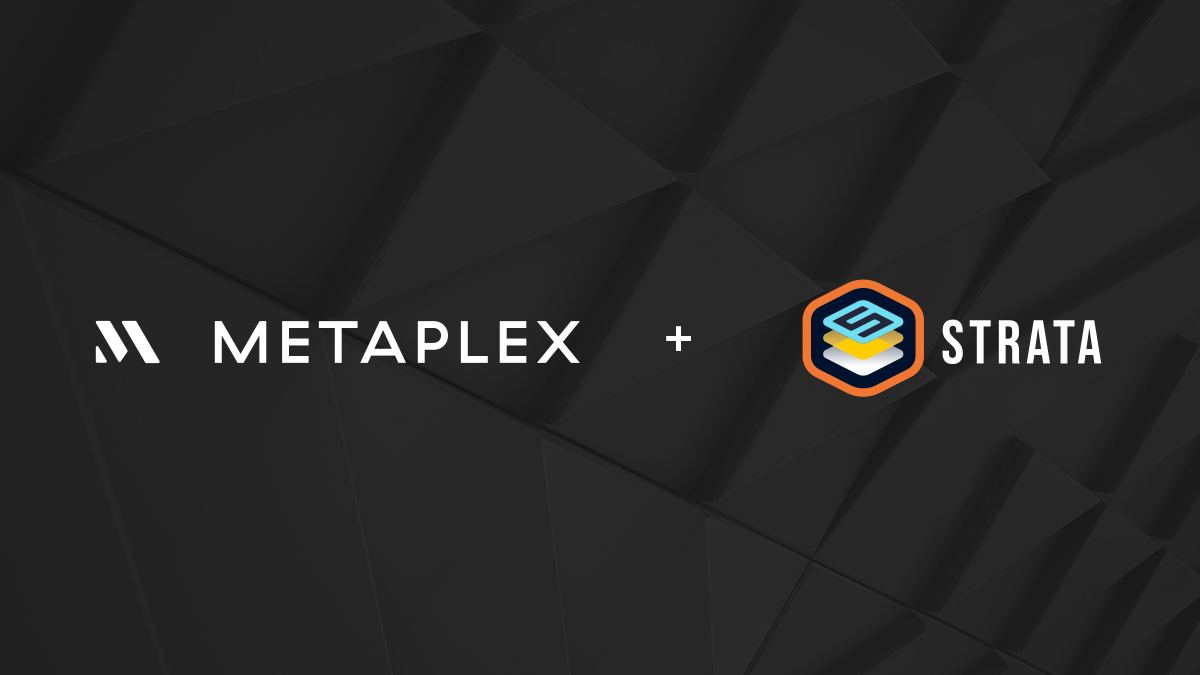 Strata Protocol + Metaplex partnership announcement