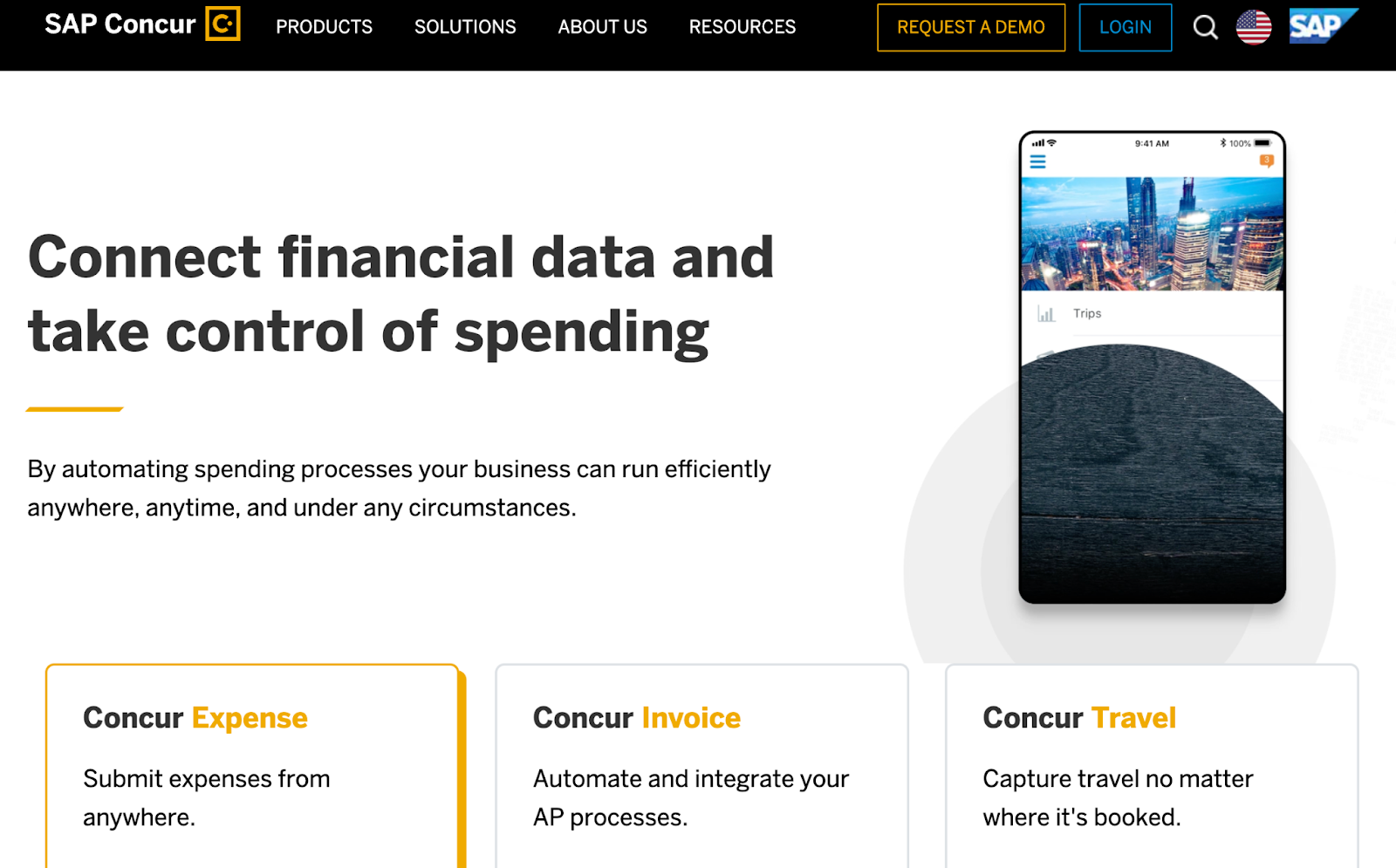 SAP Concur - A tool that integrates travel, expense, and invoice management into one system for total visibility and control