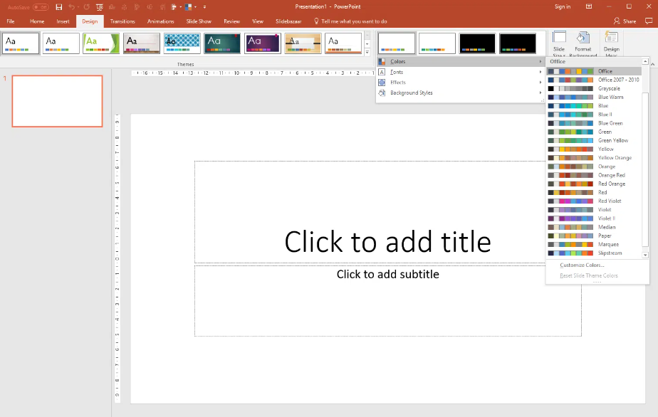 Mastering PowerPoint How To Change Color Scheme In PowerPoint