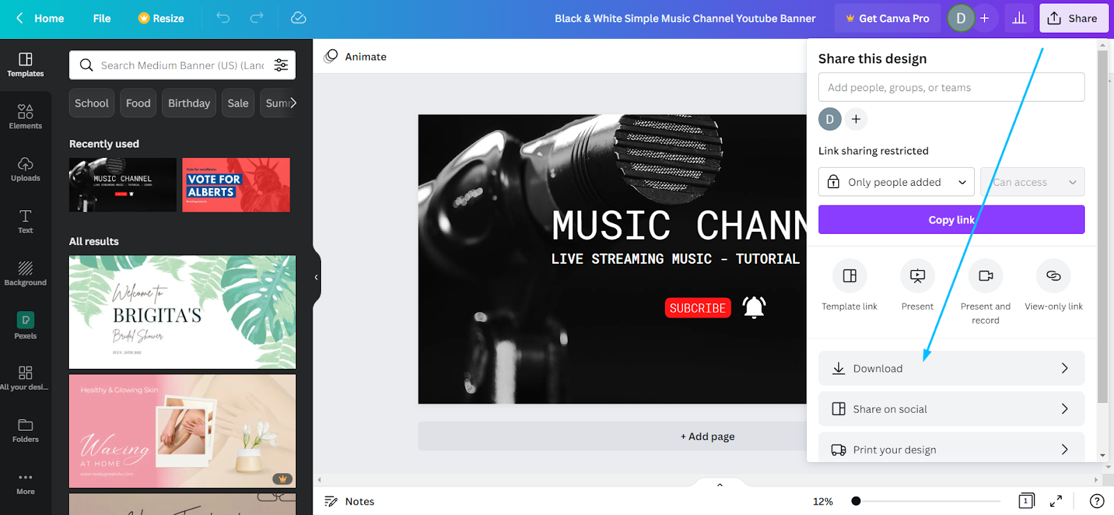 combine presentations in canva