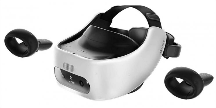 White VR headset