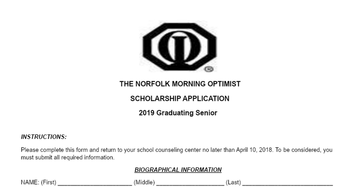 Optimist -- 2019 Scholarship Application Form.docx