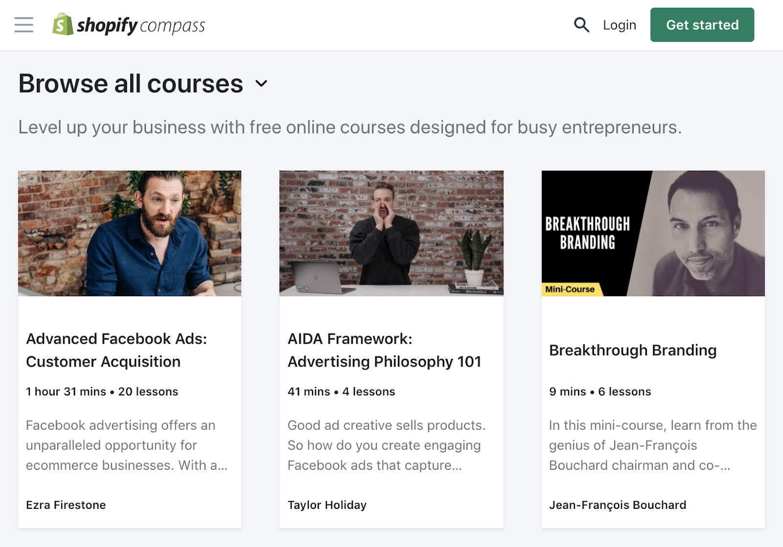 Most Profitable Small Businesses: Learn Web Design with Shopify Compass