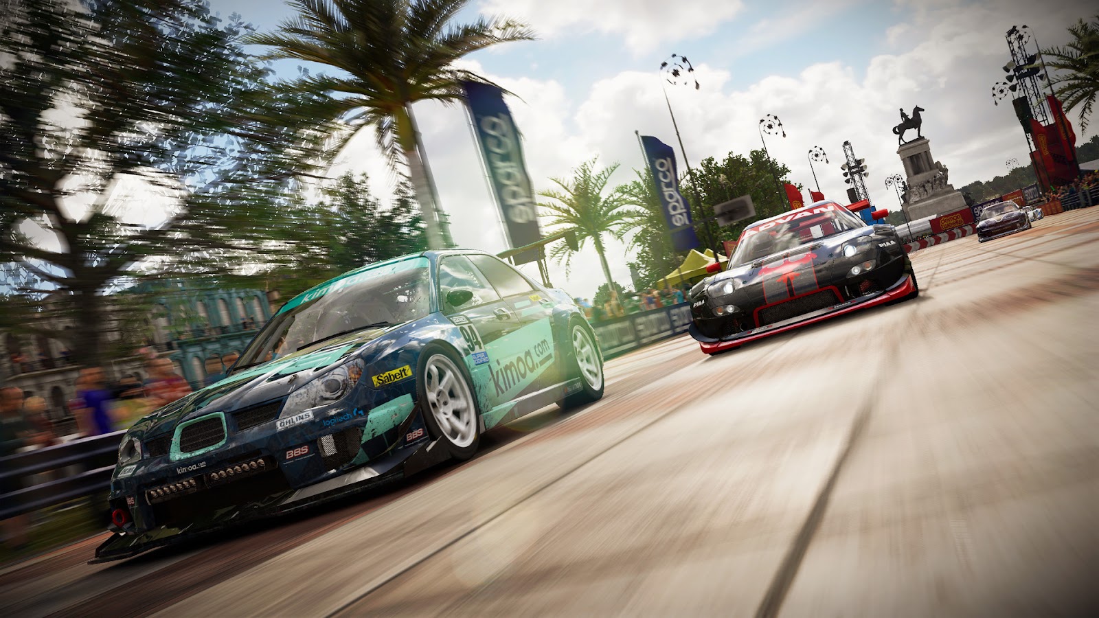Image of a race from Grid game