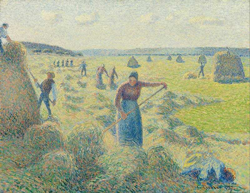 Le Recolte des Foins, Eragny, 1887