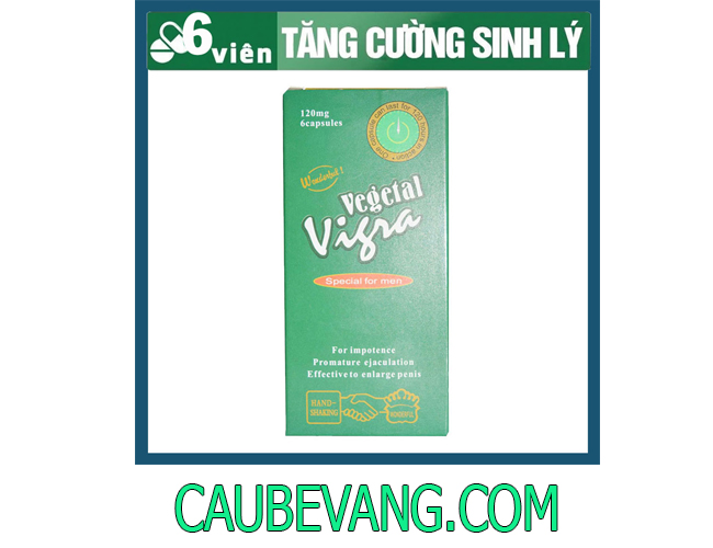 Thuốc chống xuất tinh sớm Viagra thảo dược - Vegetal Vigra 12mg 