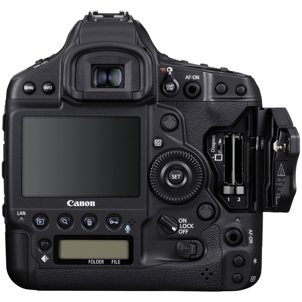 Фотоаппарат CANON EOS 1DX Mark III со стороны пользователя