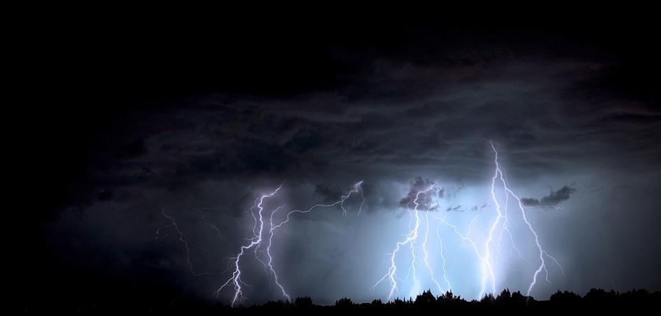 Lightning storm in Arizona 