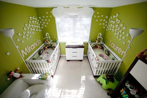 Ideias para quartos de bebês gêmeos