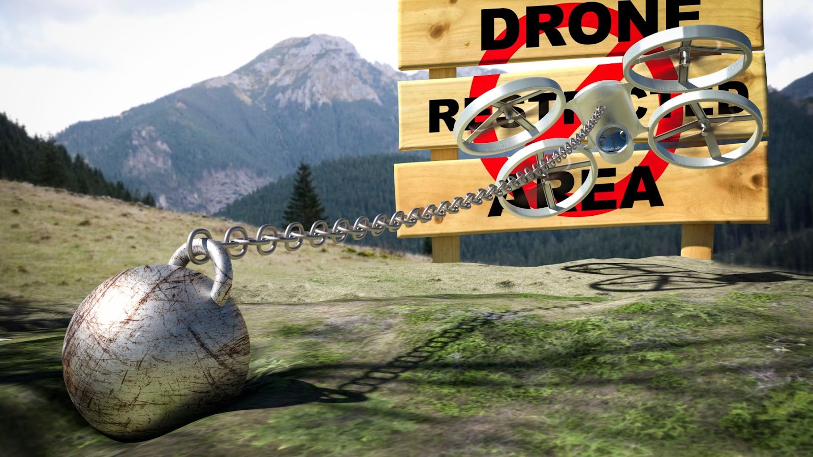 stop drones from flying over your house