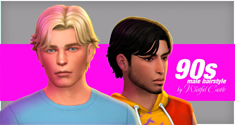 90’s Male Hair for The Sims 4
