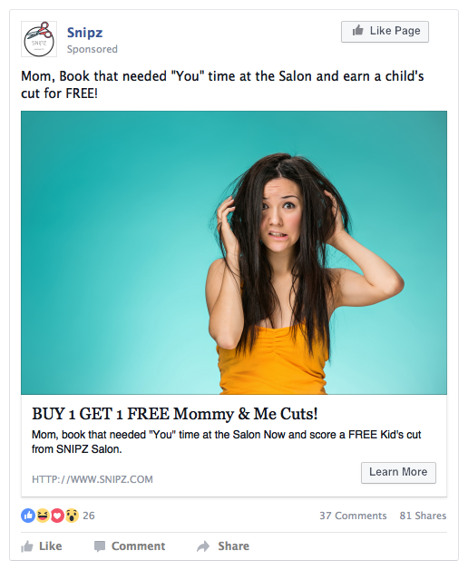 Examples of Effective Facebook Ads for Spas & Beauty Salons - AdChief