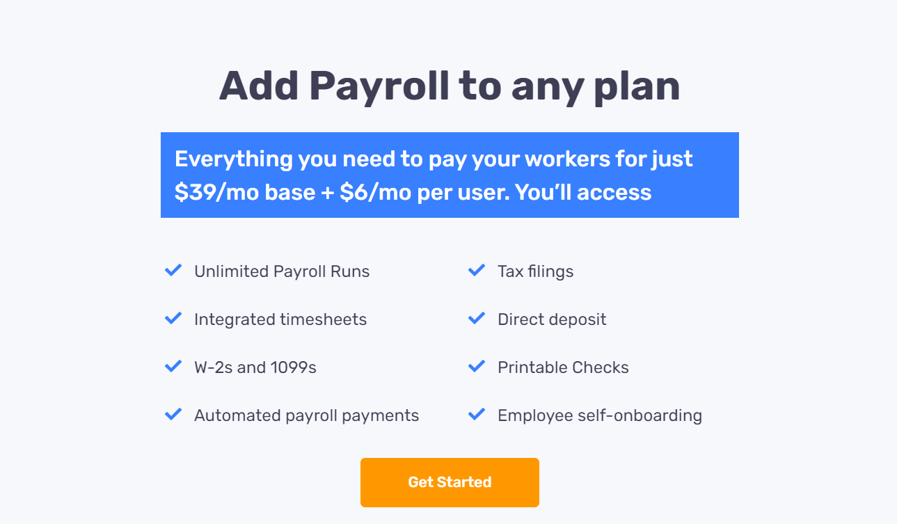 Add Payroll to every plan