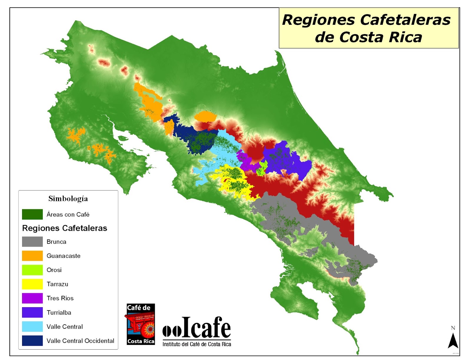 Costa Rica Coffee Regions