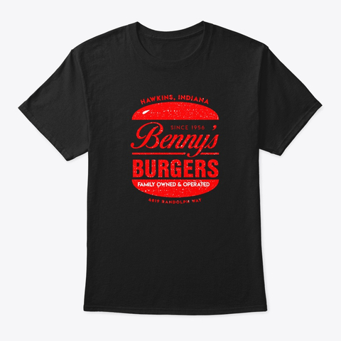 Image of The The Benny's Burgers, Stranger Things Shirt