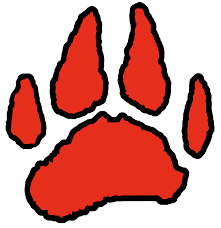 Image result for red wolf paw print