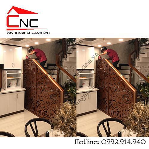 Bộ sưu tập thiết kế vách ngăn cầu thang cnc đẹp đến nao lòng